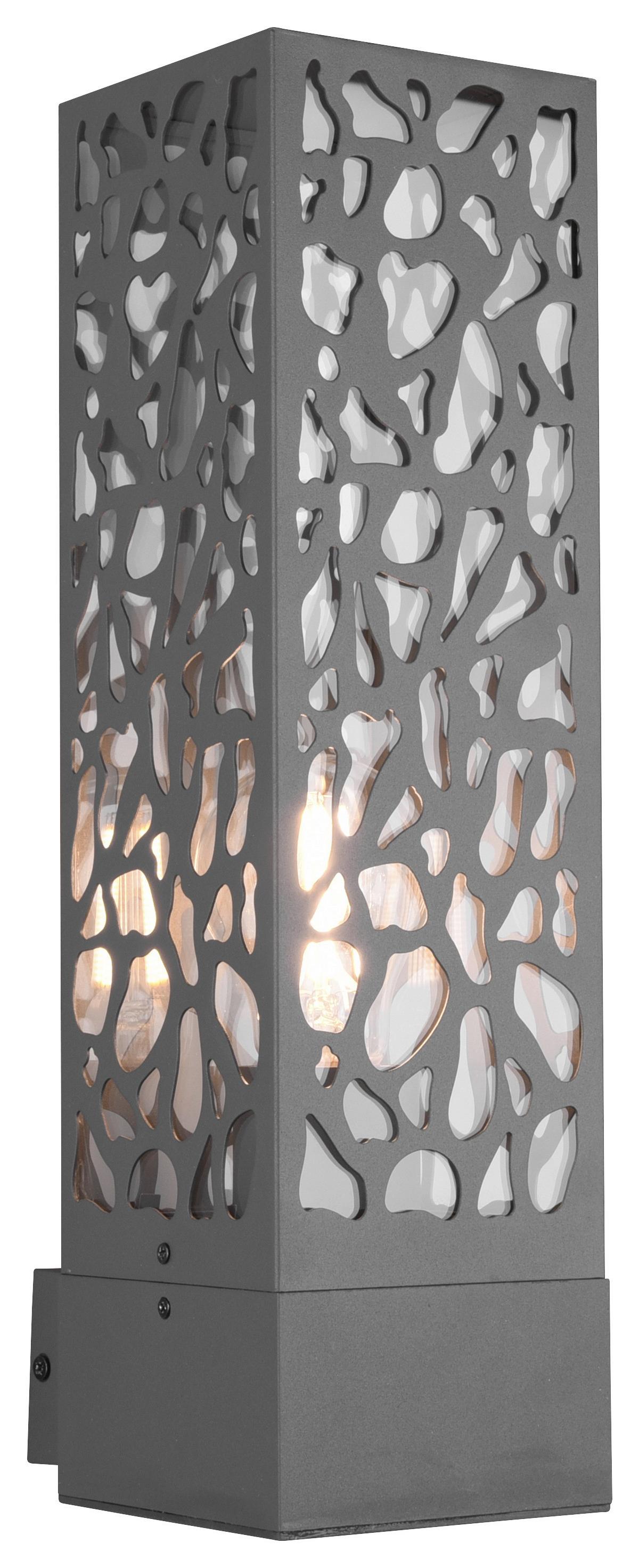 Wandleuchte Cooper 1-flammig Outdoor - Anthrazit, LIFESTYLE, Metall (14/36/10cm) - Trio Leuchten