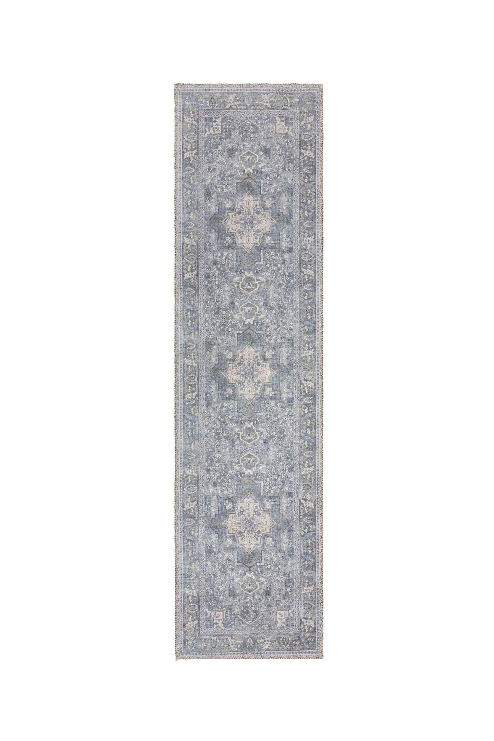 Flachwebteppich Windsor Traditional G 60x230 - Grün, Basics, Textil (60/230cm)