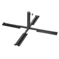 Schirmständer Metall für LBH: 105x105x35cm Standard - Anthrazit, Basics, Metall (105/105/35cm) - Schneider Schirme