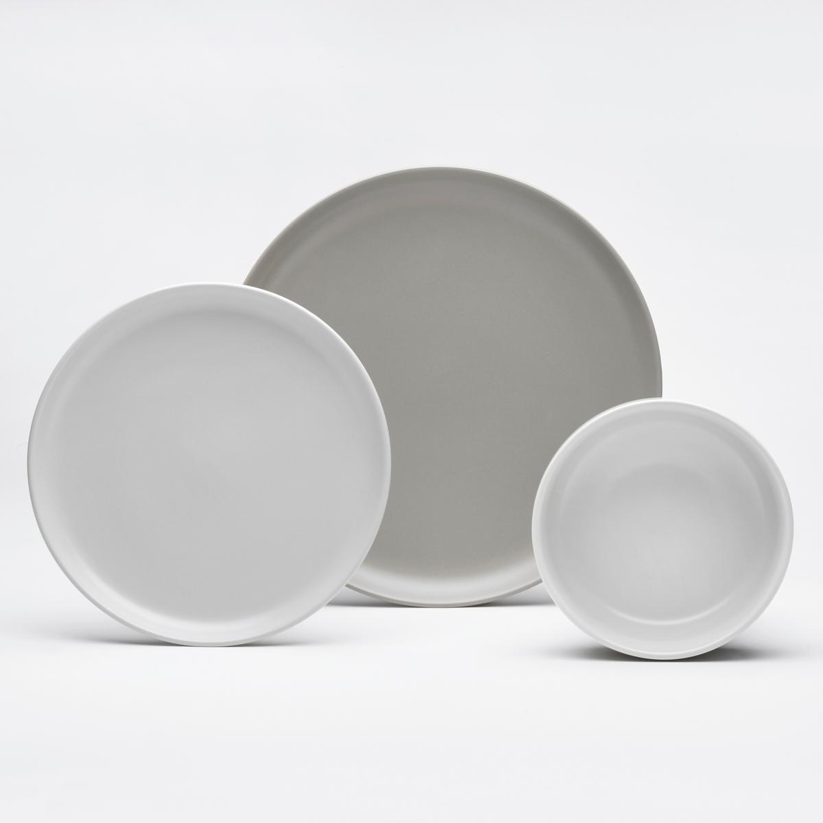KOMBISERVICE Taupe, 16--Teilig., - Taupe/Sandfarben, Basics, Keramik - Van Well