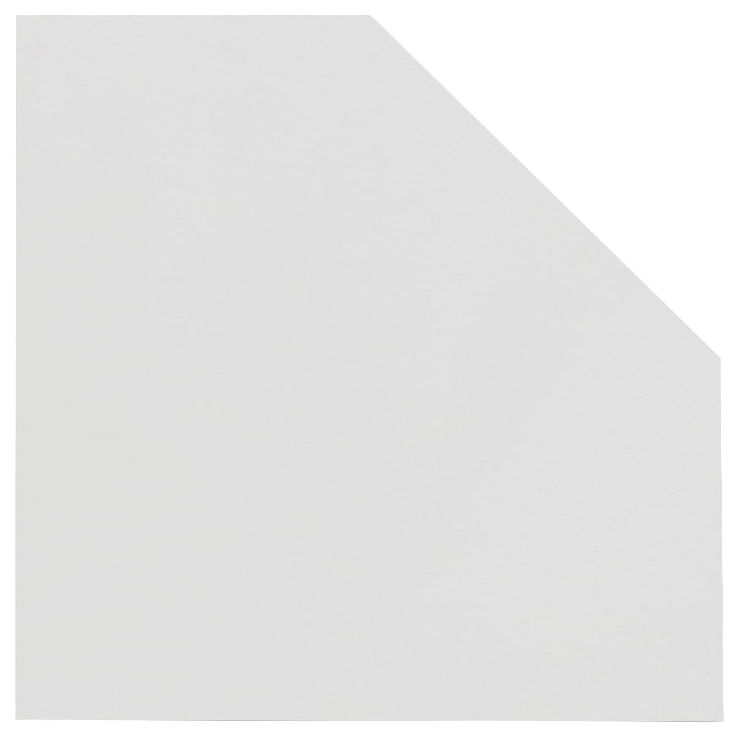 Eckverbindungsplatte B 65cm Serie 200, Weiß
