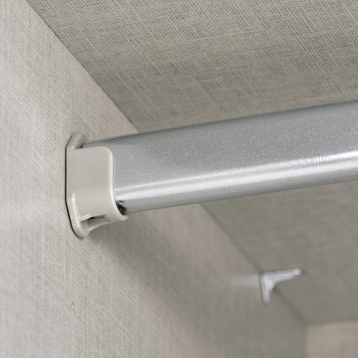 Drehtürenschrank Mit Spiegel 226 cm Alabama, Seidengrau - Transparent/Hellgrau, MODERN, Holzwerkstoff (226/229/54cm)