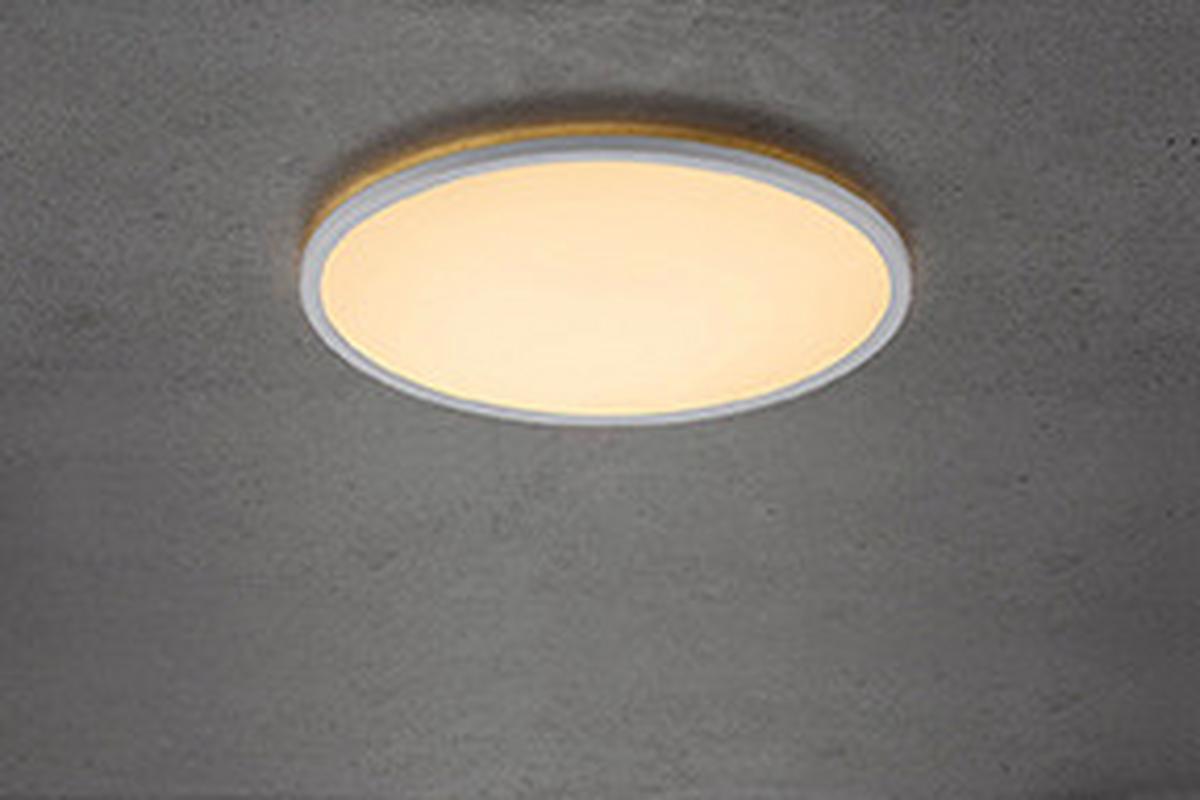 Deckenleuchte Oja Weiß D: 42,4 cm - Weiß, KONVENTIONELL, Kunststoff (42,4/2,3cm) - Nordlux
