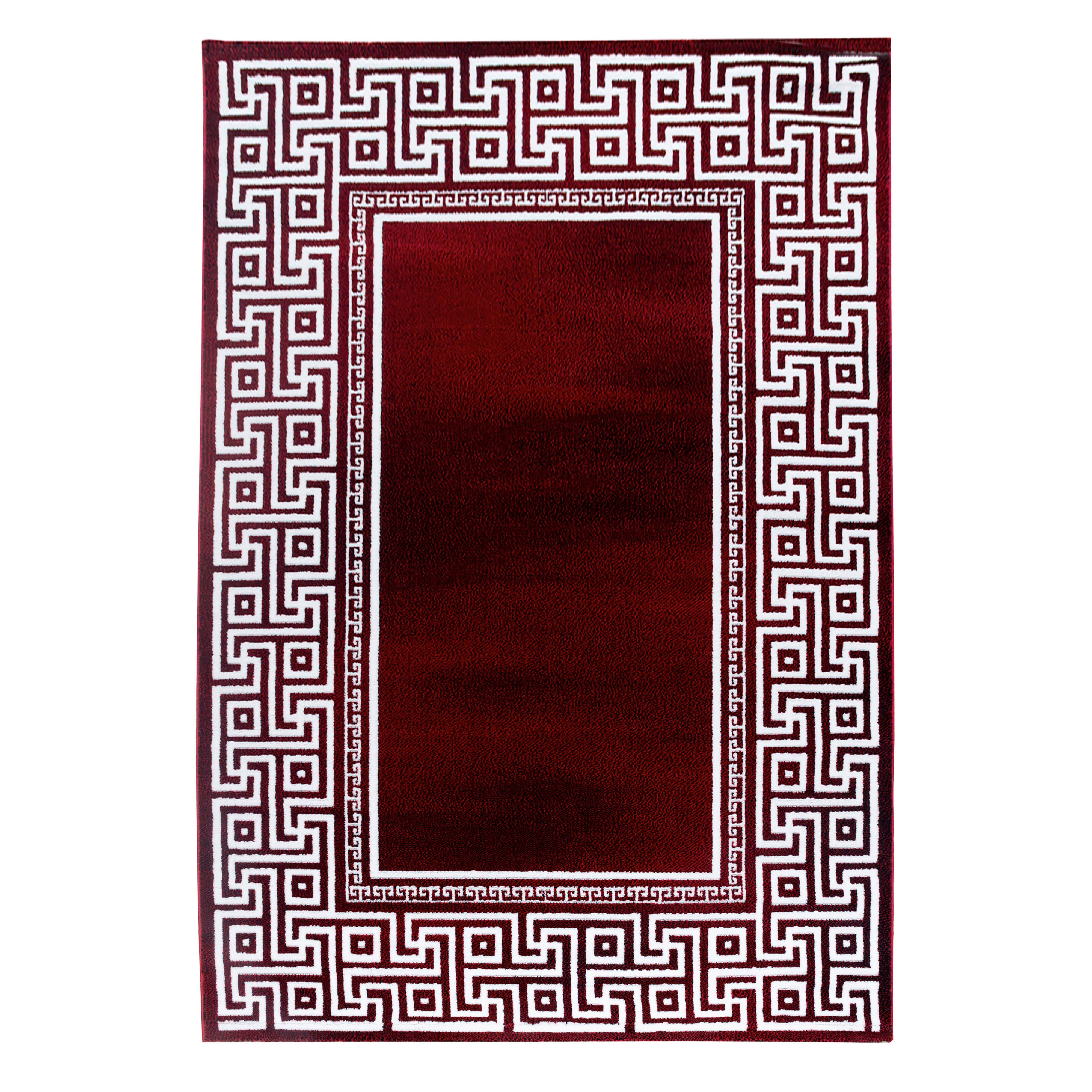 Flachwebeteppich Parma - Rot, Design, Textil (140/200cm) - Novel