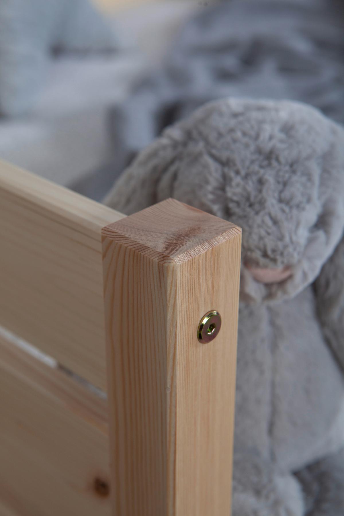 Stauraumbett Naomi - Naturfarben, MODERN, Holz (90/200cm) - MID.YOU
