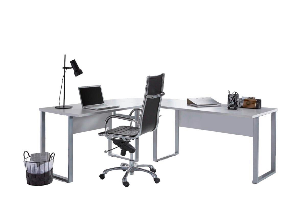 Eckschreibtisch Office Edition Grau L: 205-177cm