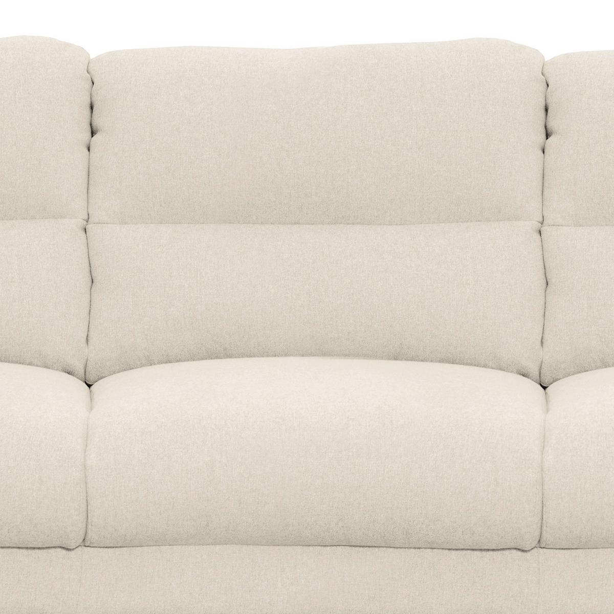 3-sitzer-sofa Tromso Creme B: 209 Cm - Buchefarben/Creme, Design, Textil (209/87/88cm) - Livetastic