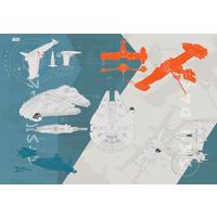 Fototapete Star Wars - Technical - Design, Papier (368/254cm)