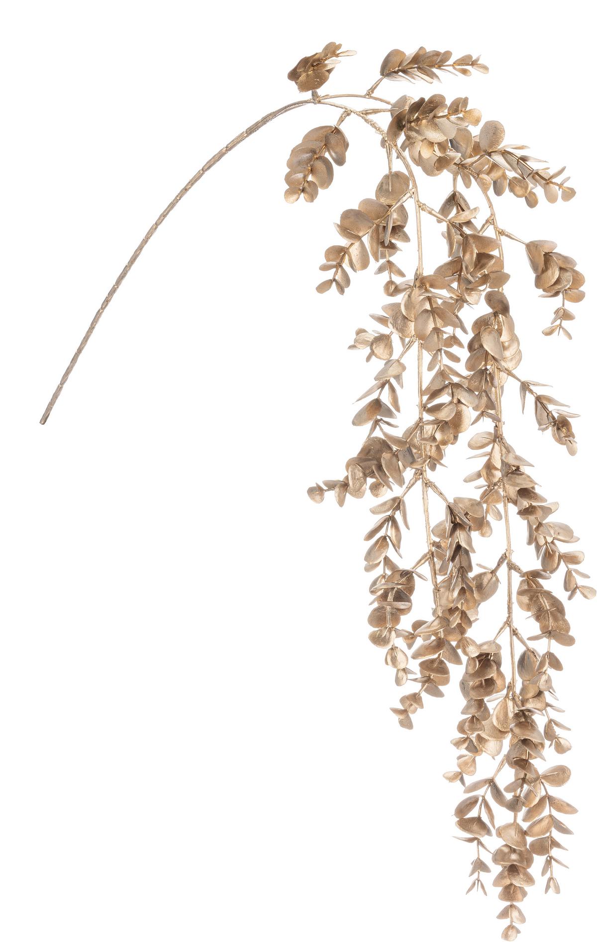 KUNSTPFLANZE Tristan H: 65 cm - Goldfarben, KONVENTIONELL, Kunststoff/Metall (17/17/65cm) - Luca Bessoni