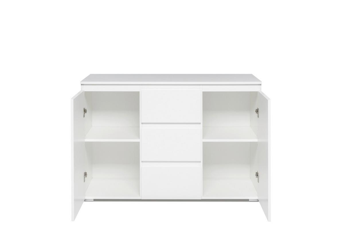 Sideboard 120 cm Image Weiß - Weiß, KONVENTIONELL, Holzwerkstoff (120/80/40cm) - Livetastic