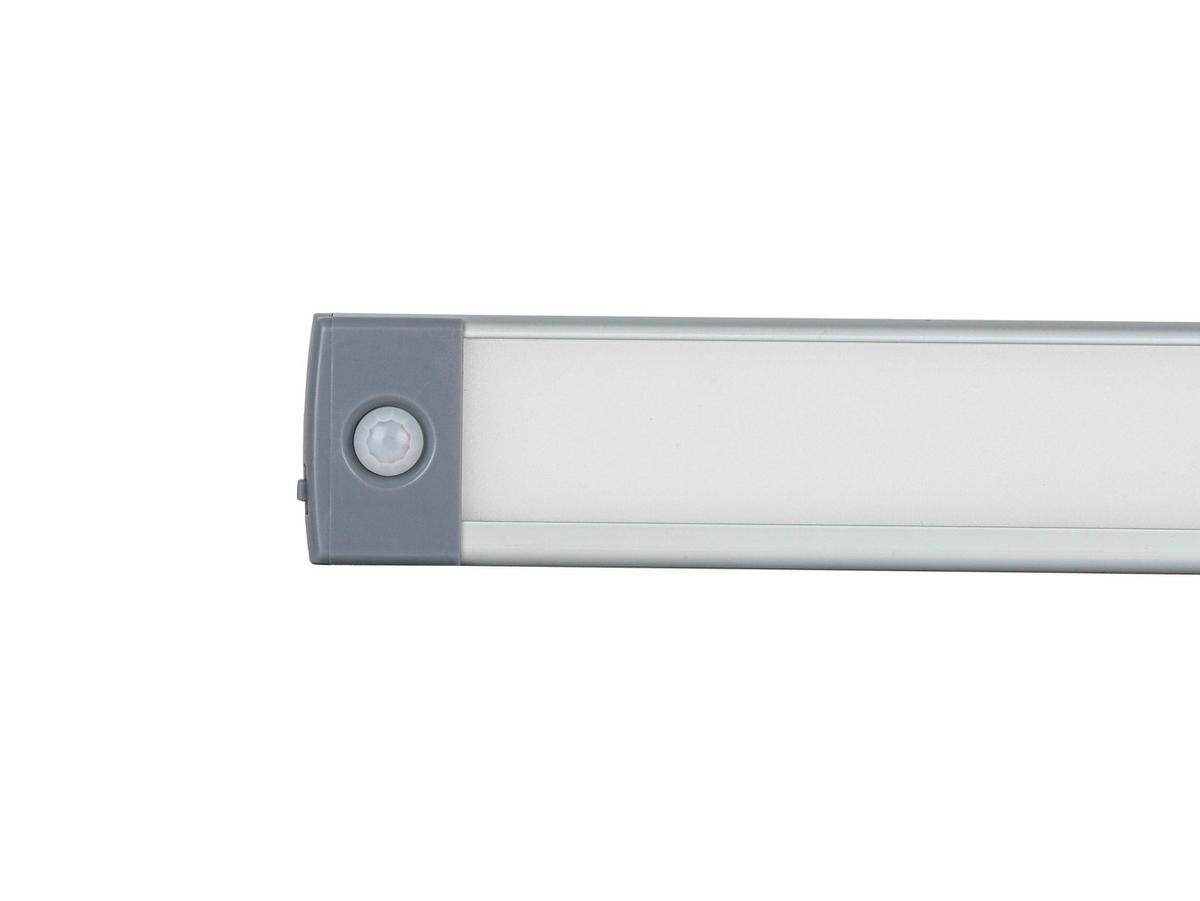PODSVĚTLENÍ UNTI - šedá/barvy stříbra, Moderní, kov/plast (46/4/1cm) - Mömax