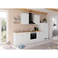 Küchenleerblock Ip3150 - Eichefarben/Weiß, Design, Holzwerkstoff (330cm) - Impuls