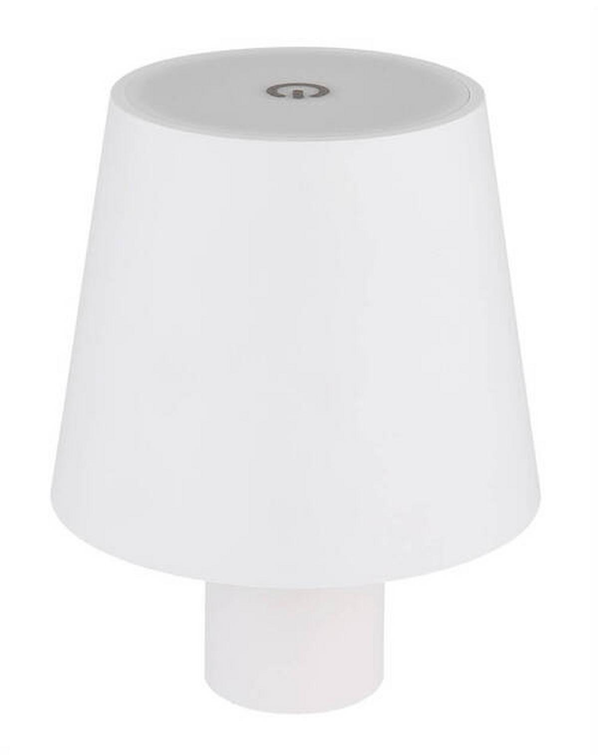 Akku-Tischleuchte 58438ws für Flaschenhals 3cm - Weiß, KONVENTIONELL, Kunststoff/Metall (10,6/13cm) - Globo