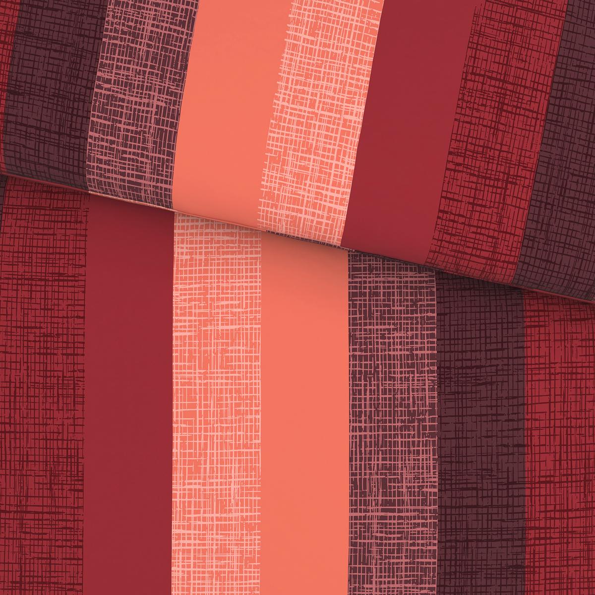 BETTWÄSCHE LINKÖPING - Rot/Lachsfarben, MODERN, Textil - Luca Bessoni