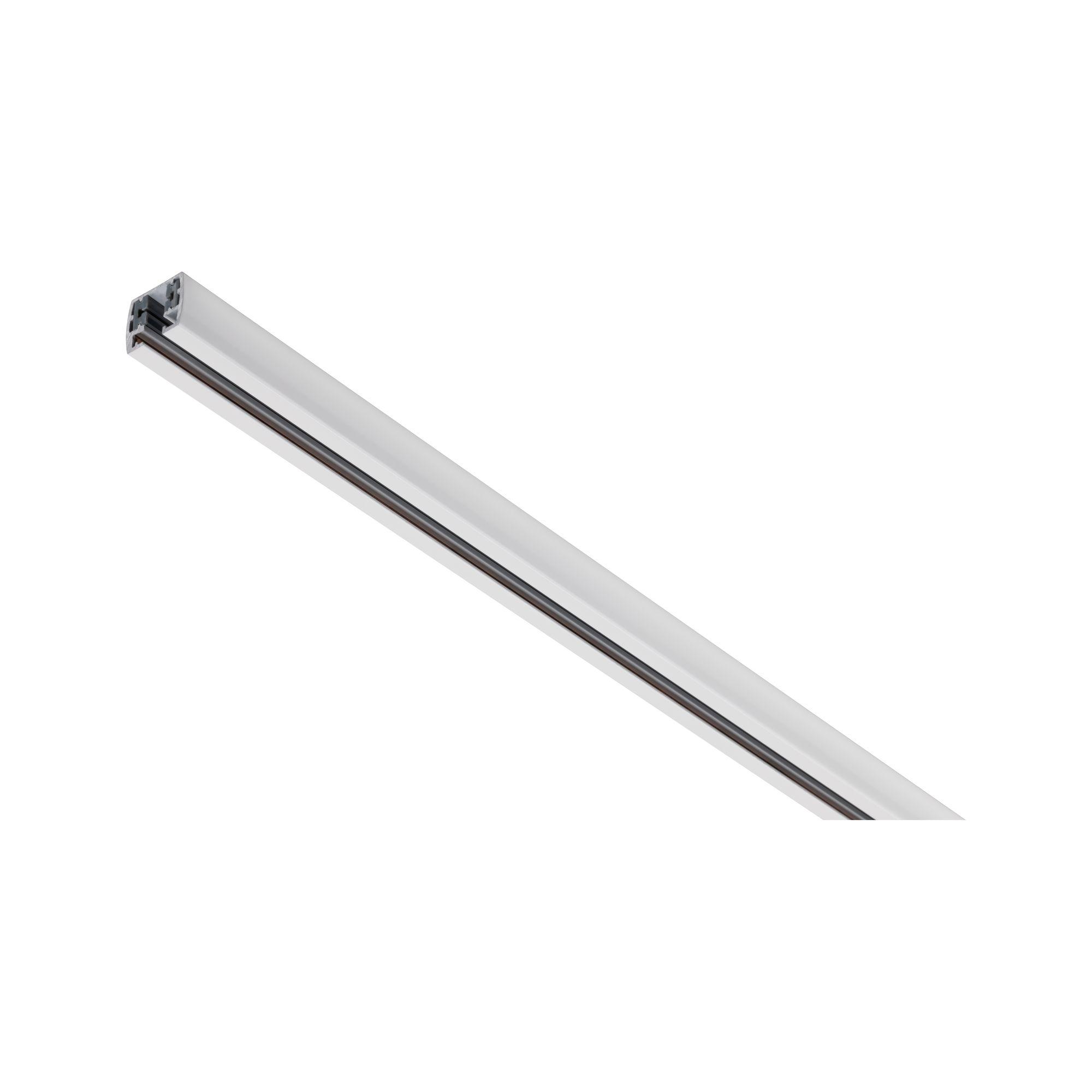 Schienensystem Urail 97682 in Weiß L: 50 cm - Weiß, Basics, Metall (50cm) - Paulmann