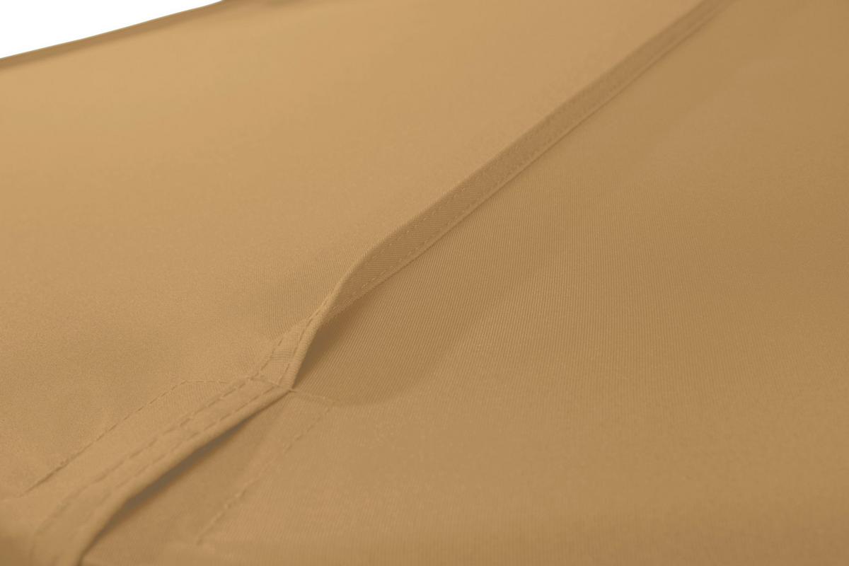 Ampelschirm Quadro LxBxH: 300x295x300cm Sandfarben - Sandfarben/Silberfarben, Basics, Textil/Metall (300/295/300cm) - Schneider