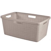 Ruháskosár Jute - cappuccino, Basics, műanyag (59,4/25/39,4cm) - Curver