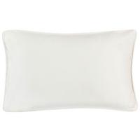 Zierkissen Romy 30x50 cm Polyester Ecru Mit  Zipp - Ecru, MODERN, Textil (30/50cm) - Luca Bessoni