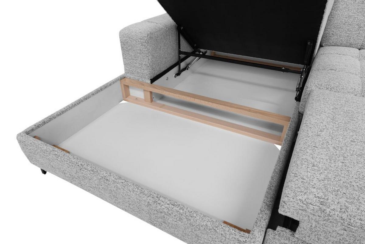 Sedačka SANTORINI, levá, šedá - Moderní (193/291cm) - Premium Living