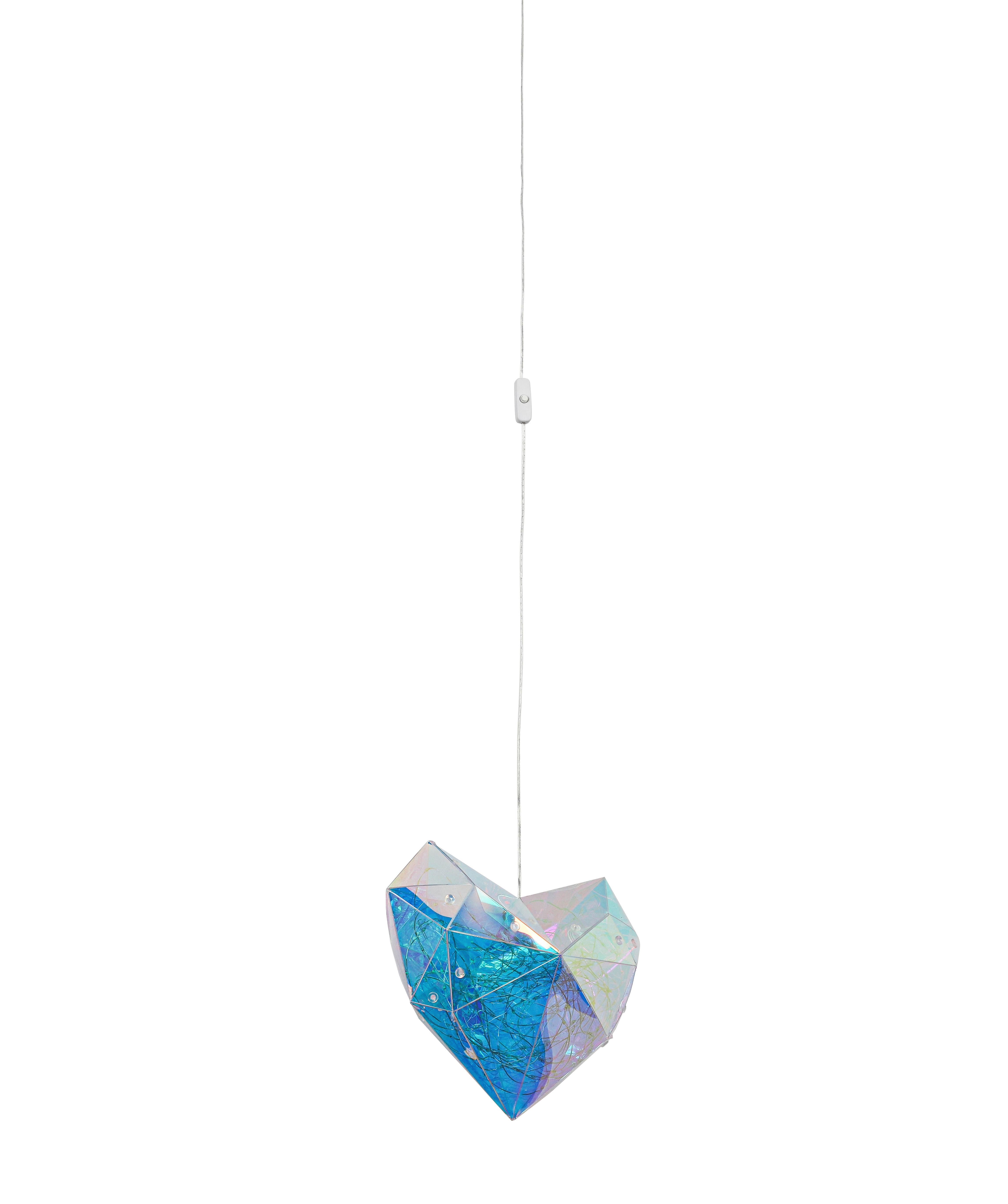 DEKORAČNÉ LED SVIETIDLO HERZI - priehľadné, Modern, plast (6,5/23/20cm) - Mömax