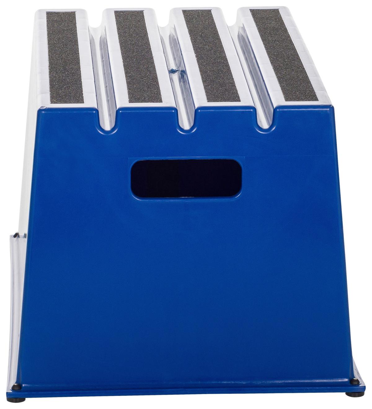 Tritthocker Tio-E1 - Blau, Basics, Kunststoff (52,5/31/37,5cm) - MID.YOU