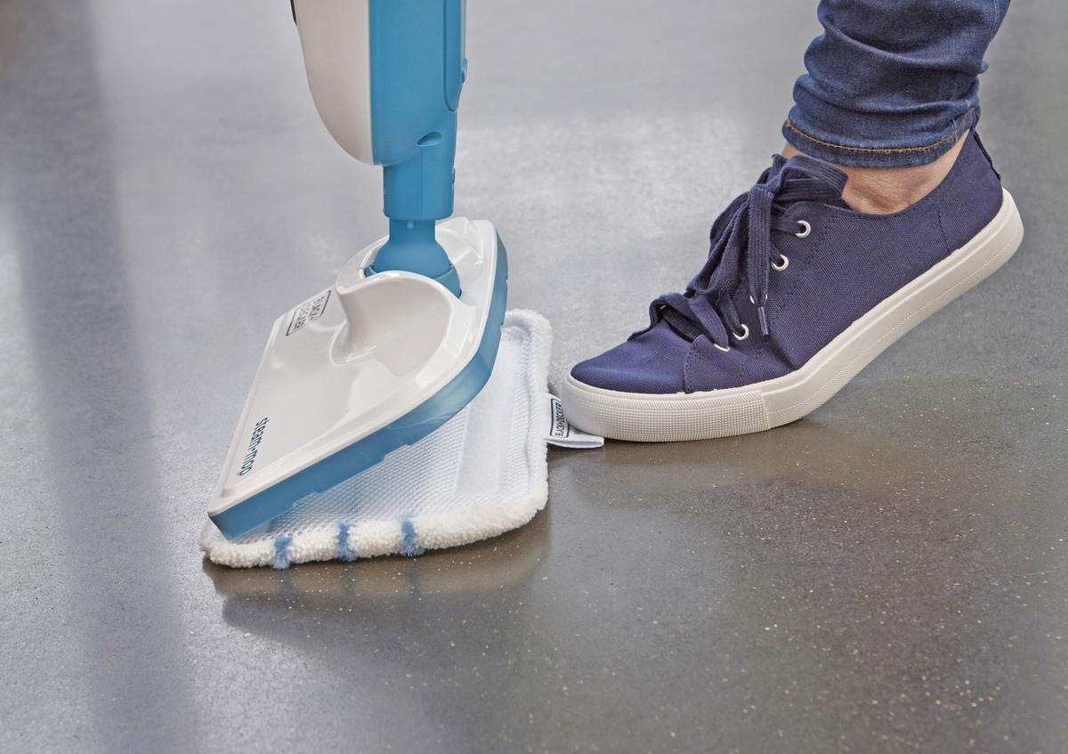 Dampfreiniger 1300w Mit Fensterreinigungsaufsatz - Blau/Weiß, Basics (12/70/20,5cm)