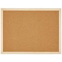 Üzenőtábla Parafa - natúr színű/feketefenyő színű, Basics, karton/fa (30/40cm) - Homezone