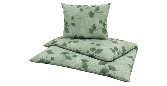 Bettwäsche 140x200 Cm Kamila Renforce, Grün - Grün, ROMANTIK / LANDHAUS, Textil - James Wood
