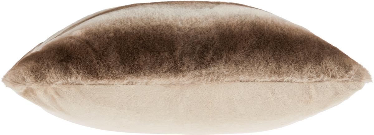 Fellkissen Trondheim - Beige/Braun, ROMANTIK / LANDHAUS, Textil (45/45cm) - James Wood