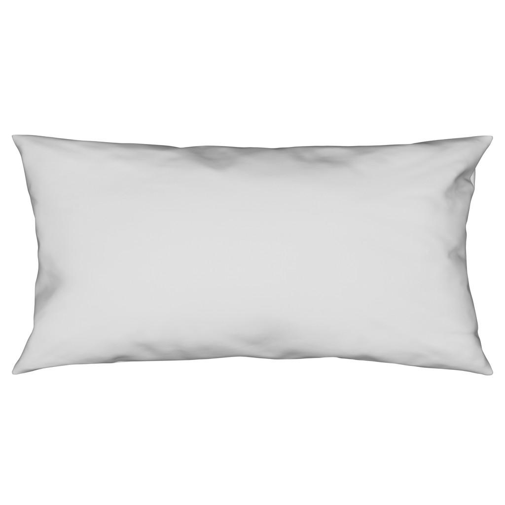 Kissenhülle Vicky 40x80 cm Jersey Silber + Reißverschluss