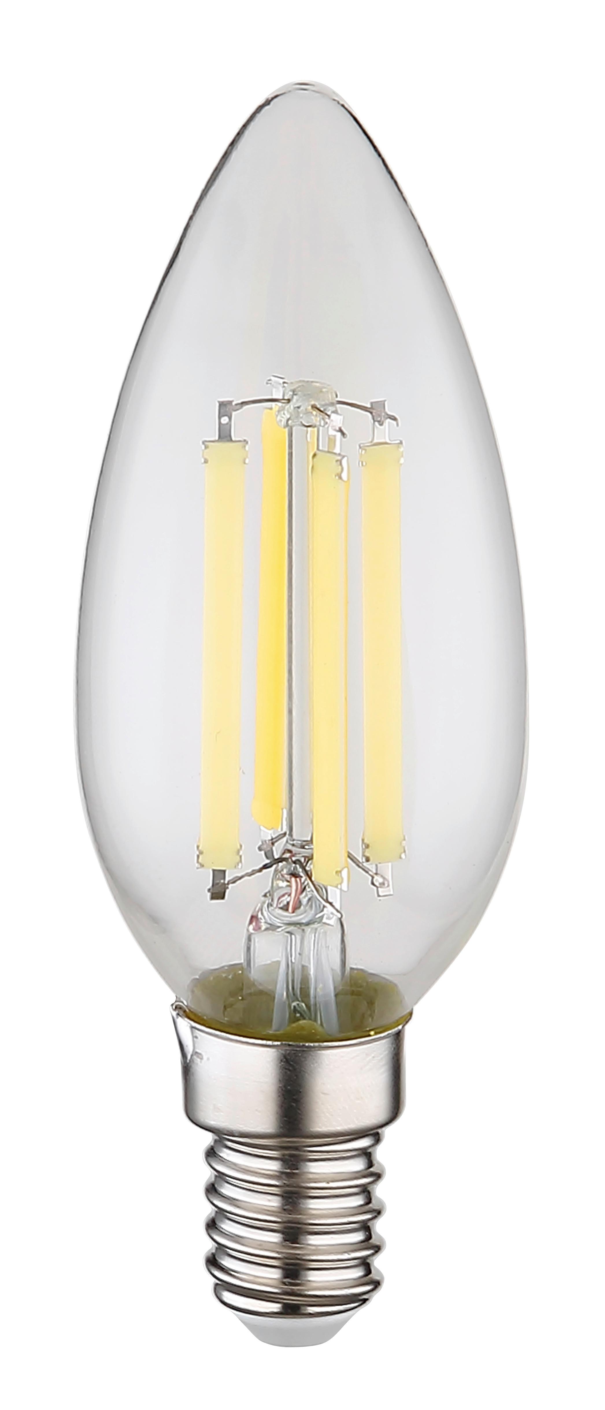 LED ŽÁROVKA 10577CK - čiré, kov/sklo (3,5/9,8cm) - Globo