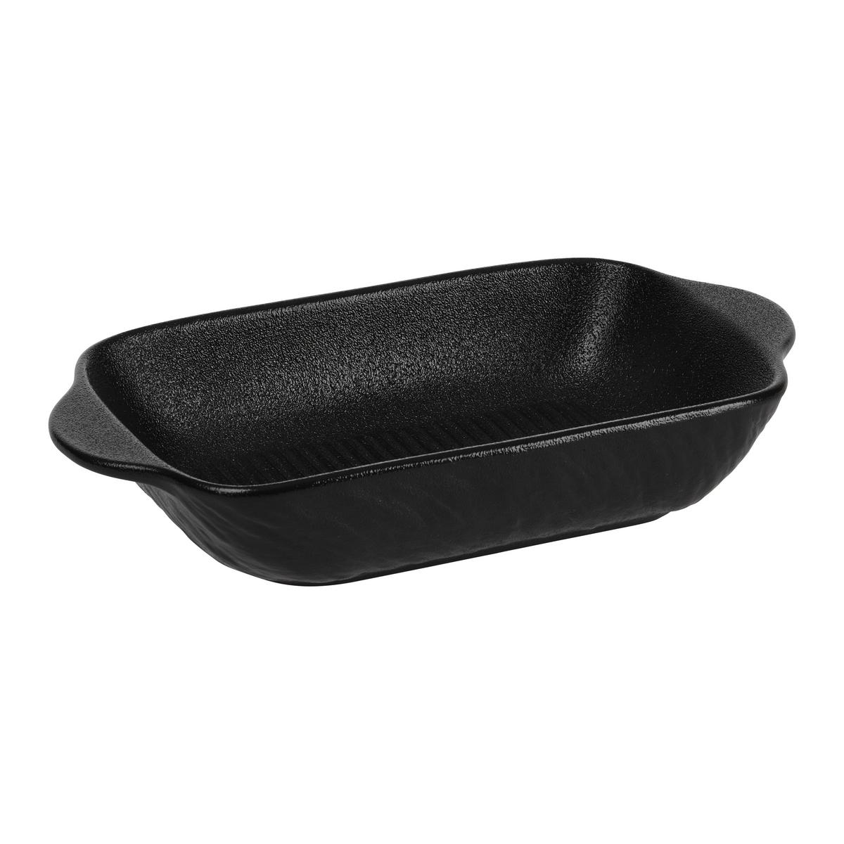 zapekacia misa RUKI - S - čierna, Konventionell, keramika (19,5/13,1/4,5cm) - Mömax