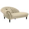 Récamiere Cupido - Beige/Schwarz, Design, Textil (216/91/103cm) - MID.YOU