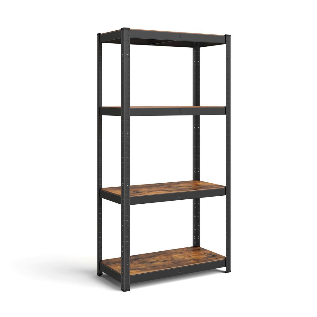 Schwerlastregal Shelving Braun/Schwarz B: 80 cm