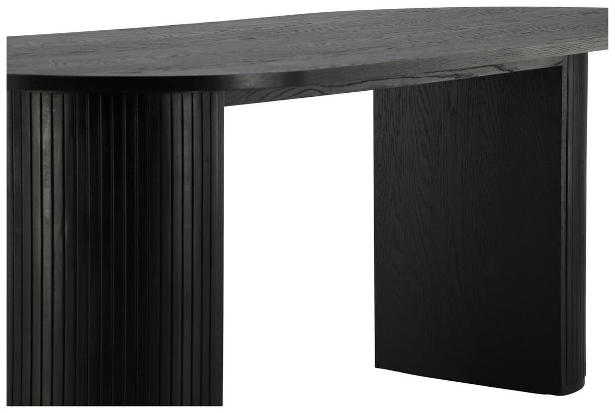 Esstisch Bianca - Schwarz, Design, Holz/Holzwerkstoff (200/90/75cm) - Livetastic