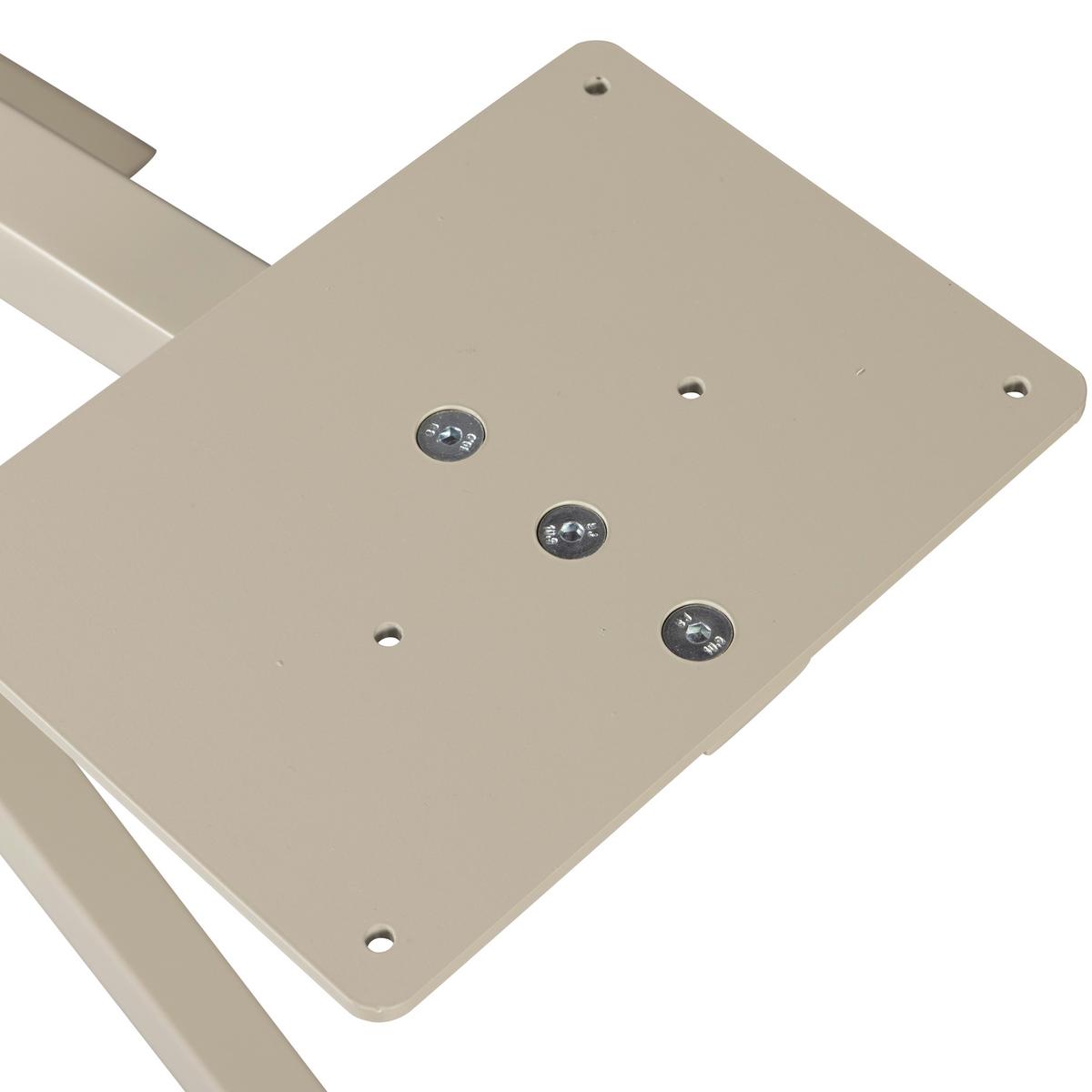 TISCHGESTELL Tablo Grau B: 170cm - Grau, MODERN, Metall (170/72/80cm) - Livetastic