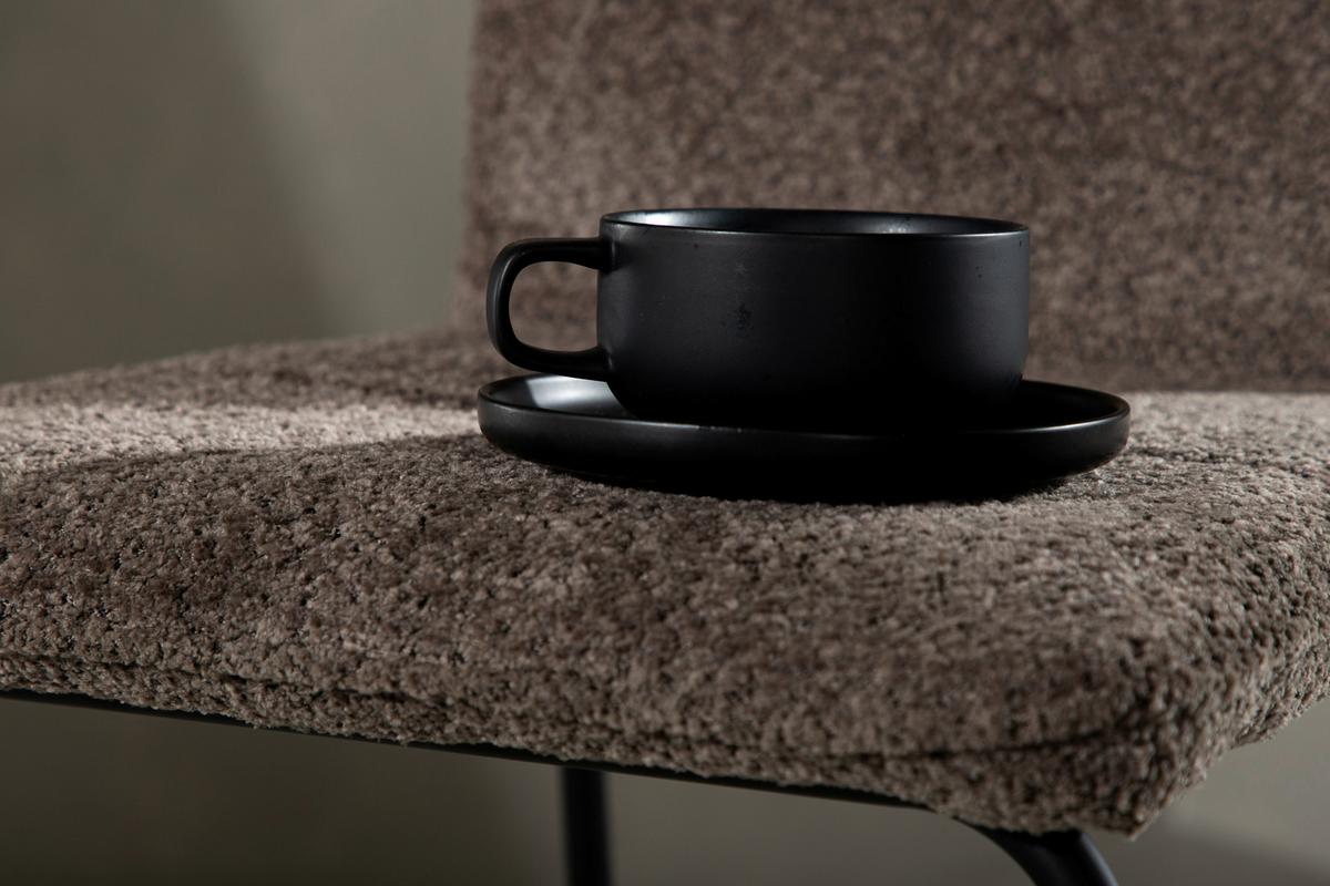 Barhocker-set Bisbee - Dunkelgrau/Schwarz, Design, Kunststoff/Textil (41/84/50cm) - Livetastic