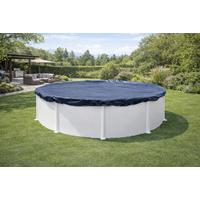 Poolabdeckplane Abdeckplane Ø 360cm - Schwarz/Grau, Basics, Kunststoff (360cm)