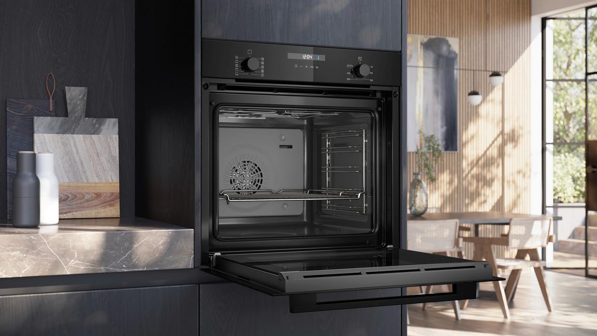 Einbaubackofen Hb237gbb3 - Schwarz, Basics, Glas/Metall (59,5/59,4/54,8cm) - Siemens
