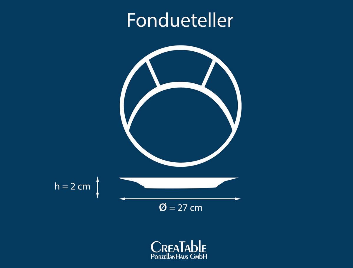 Fondue taniere, sada obsahuje 4ks, čierna - čierna, keramika - Creatable