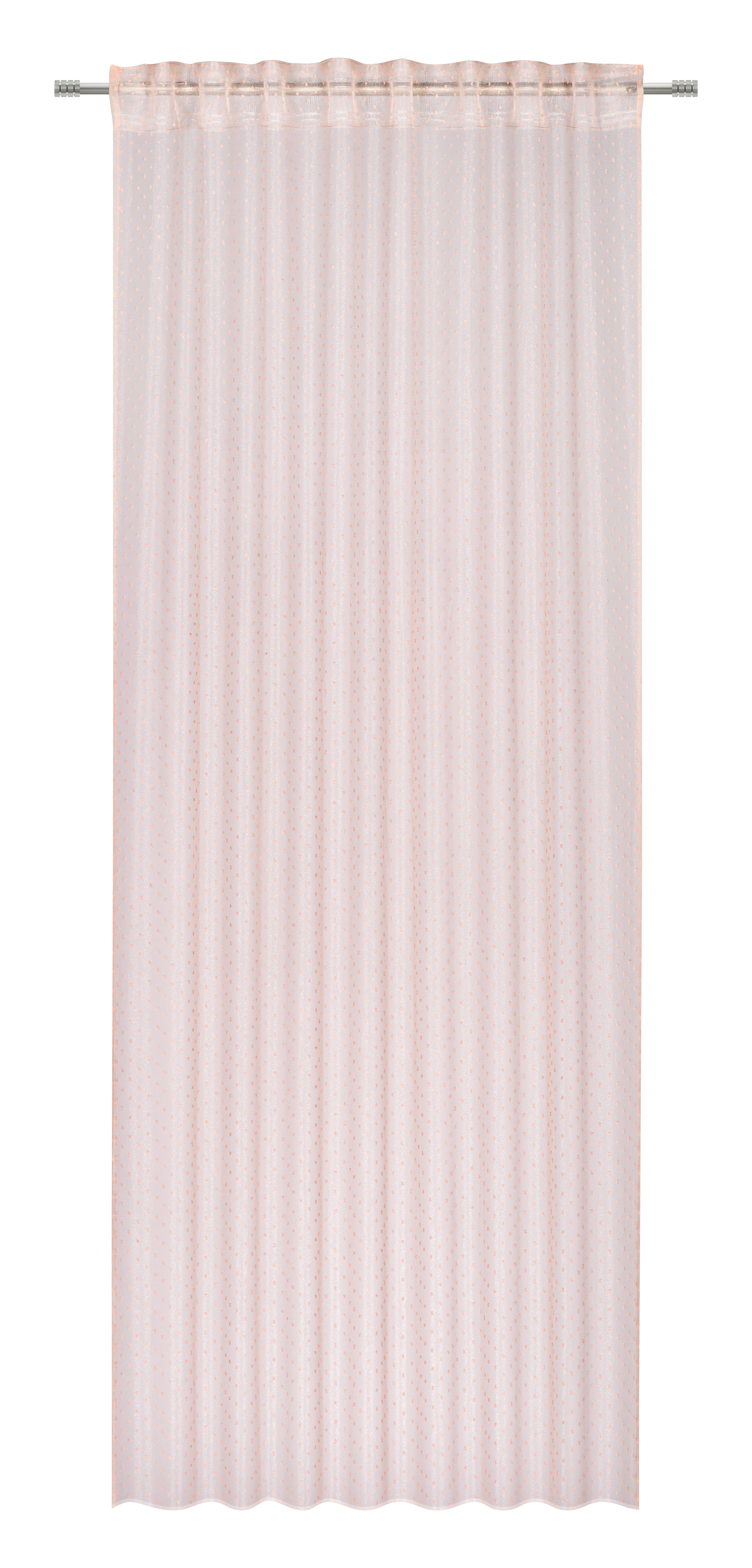 HOTOVÝ ZÁVĚS MILA - oranžová, Konvenční, textil (135/245cm) - Based