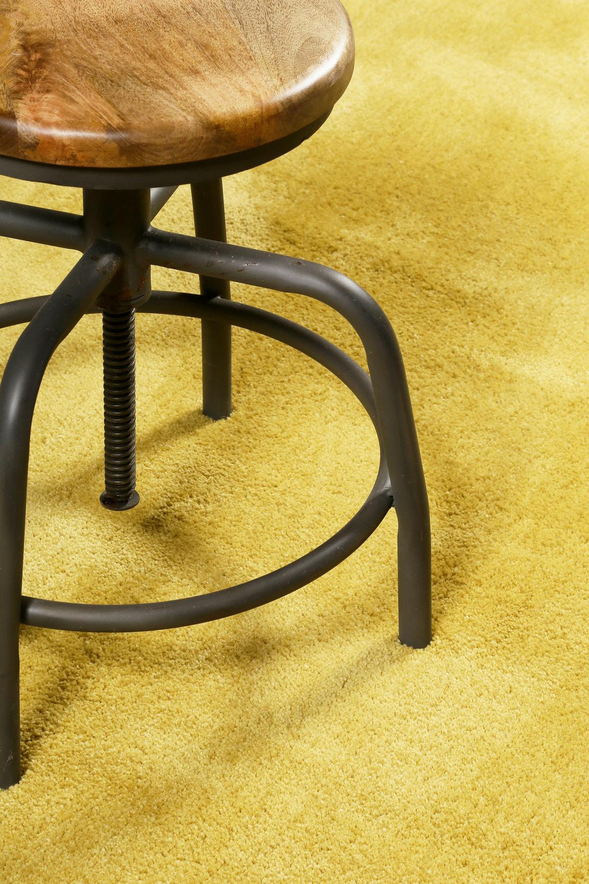 Hochflorteppich Relaxx Gelb 130x190 Cm - Gelb, KONVENTIONELL, Textil (130/190cm) - Esprit