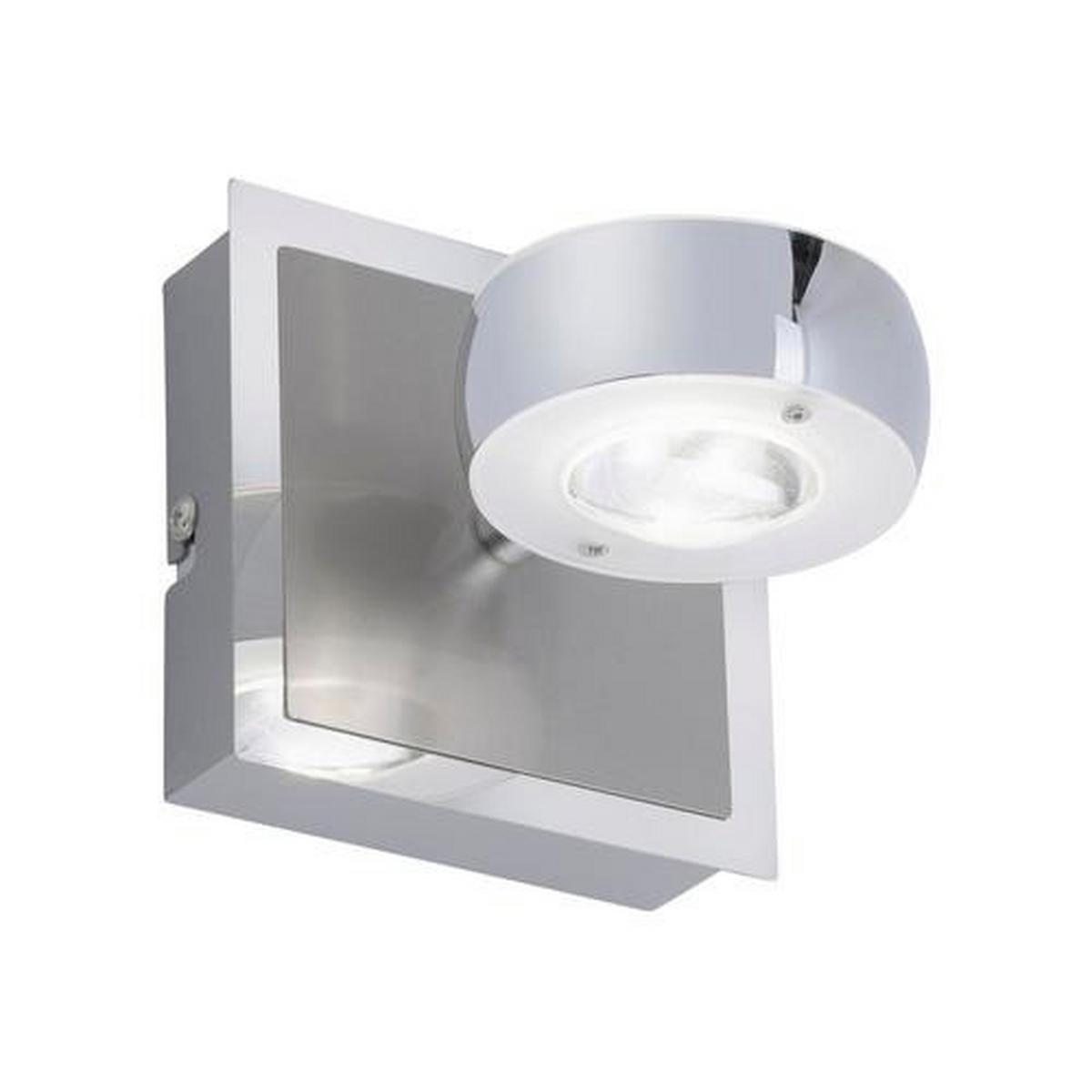 Led-wandleuchte 12471-55 Lolasmart-Opti - Silberfarben, Design, Kunststoff/Metall (12/12/14cm)