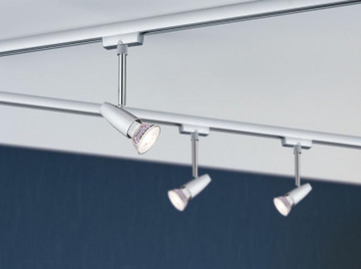 Schienensystem Urail Strahler 95459 3-Spots Schwenkbar - Design (120cm) - Paulmann