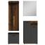 Garderobenbank Justus B: 48 cm Anthrazit - Anthrazit/Dunkelbraun, MODERN, Holzwerkstoff/Textil (48/49/28,5cm) - MID.YOU Garderobenbank Justus B: 48 cm Anthrazit - Anthrazit/Dunkelbraun, MODERN, Holzwerkstoff/Textil (48/49/28,5cm) - MID.YOU