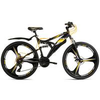 Mountainbike 415m - Schwarz, MODERN, Metall (25/140cm)