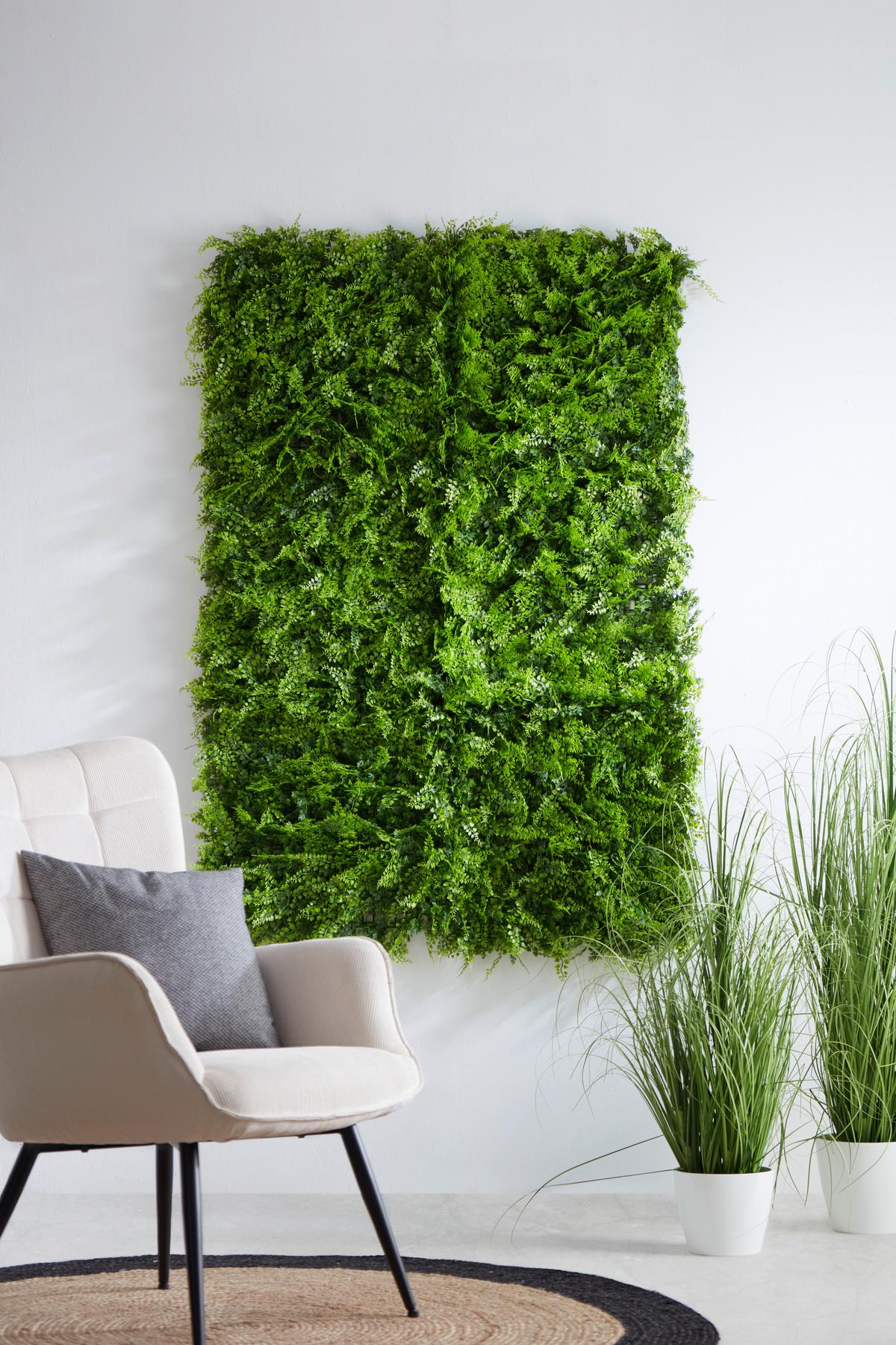 Umělá rostlina FARNMATTE - zelená, Lifestyle, plast (50/50/7cm) - Modern Living