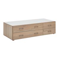 Zásuvkový box JOE - dub sonoma, Konventionell, kompozitné drevo (121/33/51cm) - Based