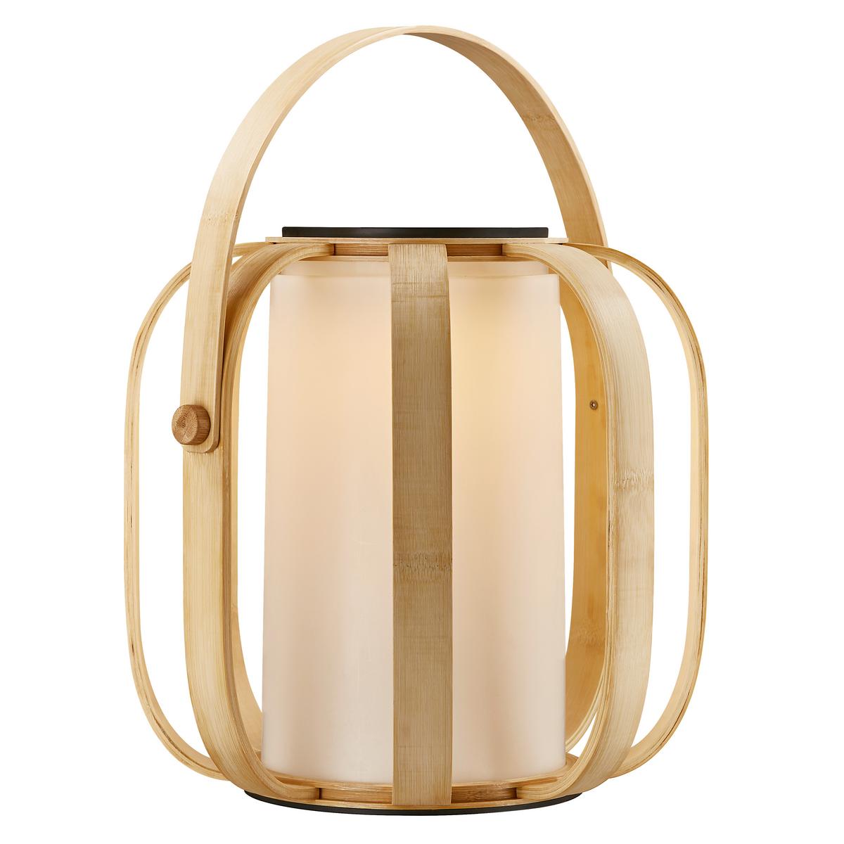 Solarleuchte Bob Solar Naturfarben D: 30 cm - Naturfarben, Basics, Holz/Kunststoff (30/40cm) - Nordlux