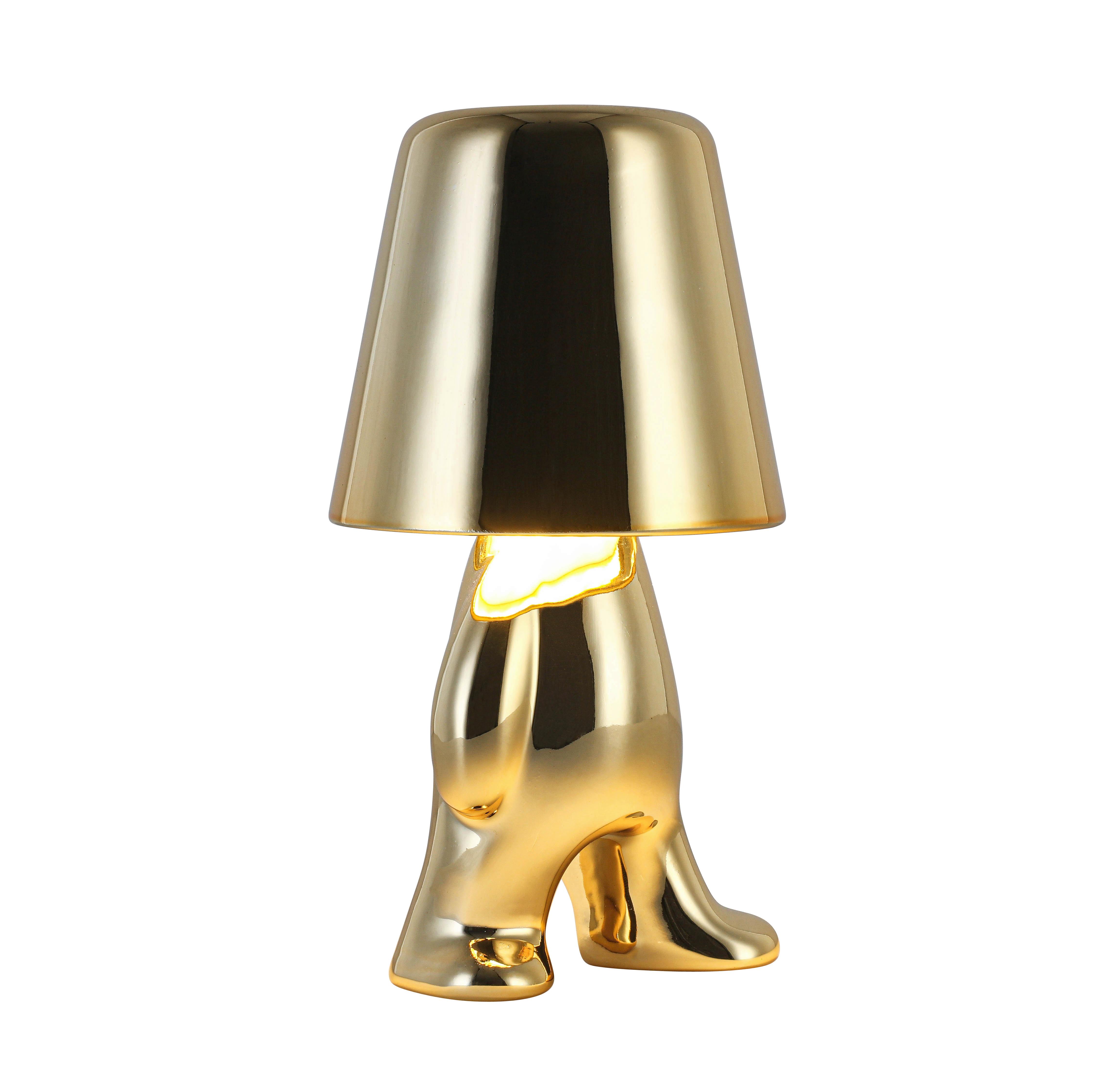 DEKORAČNÍ LED SVÍTIDLO FESCH - barvy zlata, Moderní, kov/plast (10/18cm) - Mömax